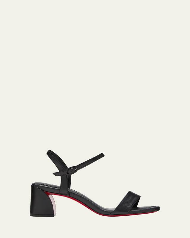 Miss Jane Red Sole Ankle-Strap Sandals